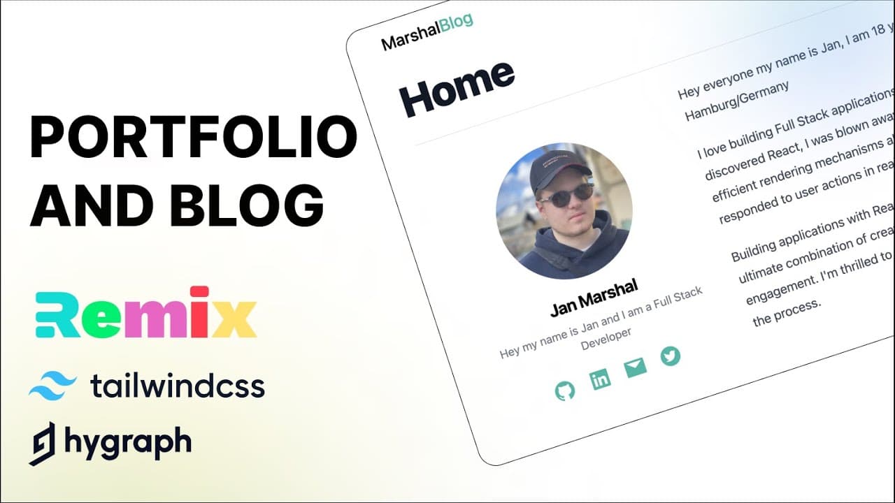 Personal Website and Blog using Remix