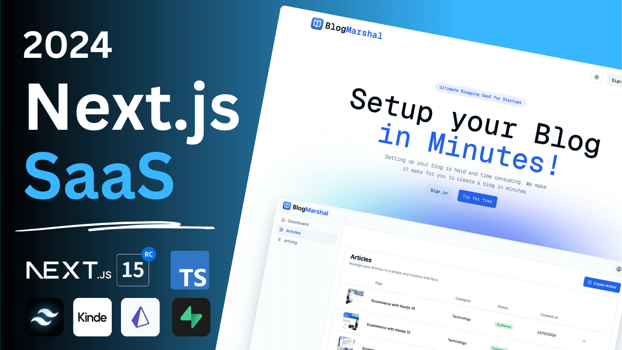 SaaS using Next.js 15